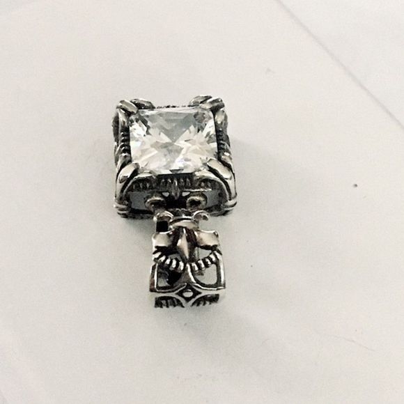 SILPADA Sterling Silver CZ Uptown Pendant S0979 - Picture 6 of 12